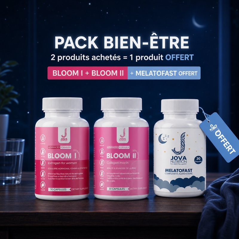 PACK BLOOM COMPLET : BLOOM I ET BLOOM II + MELATOFAST GRATUITEMENT